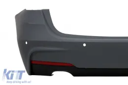 Hátsó lökhárító BMW F31 3-as Touring Non LCI & LCI (2011-2018) M-Technik Design Single Outlet-image-6027938