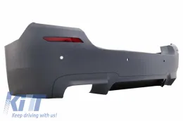 Hátsó lökhárító, csomagtér spoiler és dupla ikerkipufogóvég, karbon matt, BMW 5-ös F10 (2011-2017), M5 Design-image-6056393