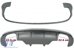 
Hátsó lökhárító diffúzor AUDI Q5 8R (11.2008-2016) modellekhez, zongorafekete/króm, S-Line Dizájn-image-6076758