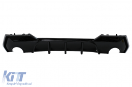 Hátsó lökhárító diffúzor BMW 4-es G22 G23 (2020-tól) Piano Black-image-6105530