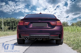 
Hátsó lökhárító diffúzor BMW 4 F32 F33 F36 (2013-2019) Coupe Cabrio modellekhez, M Dizájn, fekete-image-6085610