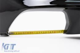 Hátsó lökhárító diffúzor BMW 5 G30 G31 Limousine / Touring (2017-től), M5 kivitel, zongoralakk fekete-image-6127114