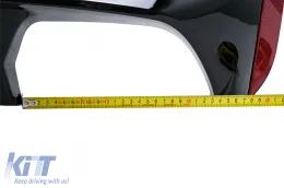 Hátsó lökhárító diffúzor BMW 5 G30 G31 Limousine / Touring (2017-től), M5 kivitel, zongoralakk fekete-image-6128466