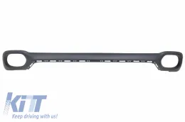 Hátsó lökhárító diffúzor és négyszögletes kipufogóvégek BMW X6 F16 V8 Design M-Tech Style-image-6003823