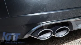 Hátsó lökhárító diffúzor kipufogóvéggel, AUDI A8 D4 Facelift (2015-2017), S8 Design-image-6054401