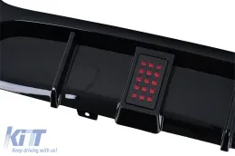 Hátsó lökhárító diffúzor LED-del, BMW 3-as E90 E91 (2004-2012) típushoz-image-6165603