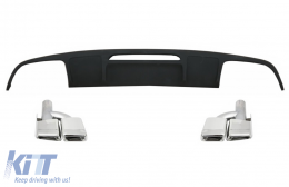 image-15-
Hátsó lökhárító diffúzor Mercedes CLS Sedan W218 (2012-2017) modellekhez, kipufogóvégekkel, csak alap lökhárítóhoz