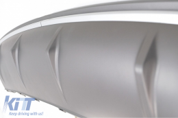 
Hátsó lökhárító diffúzor kipufogóvégekkel AUDI A3 8V Sedan (2012-2015) modellekhez, S3 Quad Dizájn-image-6094414