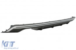 
Hátsó lökhárító diffúzor kipufogóvégekkel AUDI A3 8V Hatchback Sportback (2012-2015) modellekhez, S3 Quad Dizájn-image-6024255