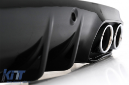 
Hátsó lökhárító diffúzor kipufogóvégekkel Mercedes C-osztály C205 A205 Coupe Cabriolet (2014-2019) modellekhez, C43 Dizájn -image-6077599