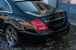 Hátsó lökhárító króm kipufogóvégekkel, Mercedes S-osztály W221 (2005-2013) S65 Design-image-6088554