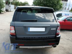 Hátsó lökhárító Protector Sill Plate Foot Plate Aluminum Cover Range Rover Sport L320 (Tailgate Boot Trim )-image-5992657