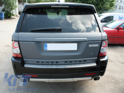 Hátsó lökhárító Protector Sill Plate Foot Plate Aluminum Cover Range Rover Sport L320 (Tailgate Boot Trim )-image-5992658