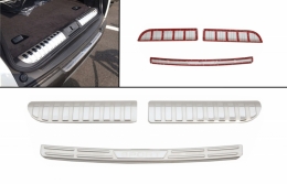 Hátsó lökhárító Protector Sill Plate Foot Plate Aluminum Cover Land Rover Range Rover Sport L494 (L494) (2014-től felfelé)-image-6032902