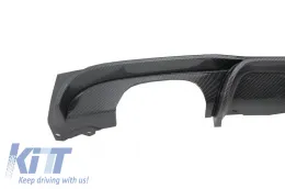Hátsó lökhárító spoiler diffúzor Carbon BMW 3-as F30 F31 (2011-től) M-Performance Design bal oldali kivezetés-image-6025924