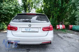 Hátsó lökhárító spoiler diffúzor Carbon BMW 3-as F30 F31 (2011-től) M-Performance Design bal oldali kivezetés-image-6065849