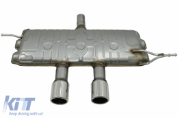 Hátsó Lökhárító Teljes Kipufogórendszerrel VW Golf VI 6 (2008-2013) modellekhez, R20 dizájn-image-6086796