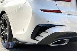 Hátsó lökhárító toldat oldalsó díszléc BMW 3-as G20 G21 G28 M-Sport (2018-) zongoralakk fekete-image-6101552