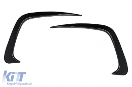 Hátsó lökhárító toldat oldalsó díszléc BMW 3-as G20 G21 G28 M-Sport (2018-) zongoralakk fekete-image-6100588