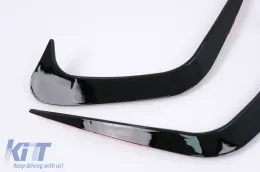 Hátsó lökhárító toldat oldalsó díszléc BMW 3-as G20 G21 G28 M-Sport (2018-) zongoralakk fekete-image-6100590