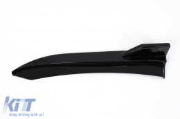 Hátsó lökhárító toldat oldalsó díszléc BMW 3 F30 F31 (2011-2019) zongoralakk fekete-image-6100496