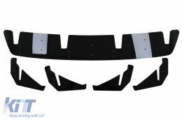 Hátsó lökhárító toldat splitter diffúzorhoz Mercedes A-osztály W176 A45 Hatchback (2015-2018) típushoz-image-6108075