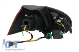 Hátsó lökhárító toldat VW Golf 5 V (2003-2007), LED hátsó lámpa és komplett kipufogórendszer, R32 megjelenés-image-6084562