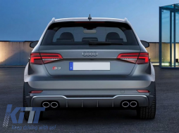 Hátsó Lökhárító Valance Diffúzor Audi A3 8V Facelift (2016-2019) S-Line Lökhárító Hatchback Sportback S3 Design-image-6042056