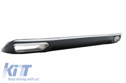 Hátsó Lökhárító Valance diffuzor & Kipufogó Végek A6 4G (2010-2014) Facelift W12 Design-image-6003539