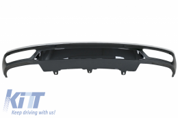 Hátsó Lökhárító Valance diffuzor & Kipufogó Végek A6 4G (2010-2014) Facelift W12 Design-image-6003543