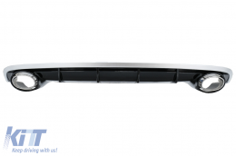 Hátsó Lökhárító Valance diffuzor & Kipufogó Végek A6 4G Facelift (2015-2018) RS6 Design-image-6020669