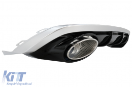 Hátsó Lökhárító Valance diffuzor & Kipufogó Végek A6 4G Facelift (2015-2018) RS6 Design-image-6020670