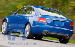Hátsó Lökhárító Valance Levegő diffuzor Audi A6 4F Avant (2005-2011)-image-10888
