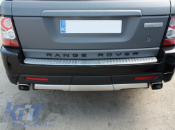 Hátsó lökhárító védő küszöbvédő alumínium Range Rover Sport L320 (csomagtér ajtó díszléc)-image-6020801