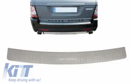 Hátsó lökhárító védő küszöbvédő alumínium Range Rover Sport L320 (csomagtér ajtó díszléc)-image-6041493