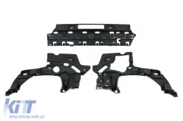 Hátsó lökháró diffózor BMW 3-as G20 G28 Sedan G21 Touring (2019-től) M340i M Look fekete-image-6094352