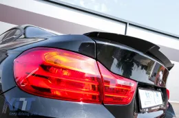 Hátsó spoiler és visszapillantó tükör borítás BMW 4 Gran Coupe F36 (2014-03.2019), M4 CSL Dizájn, fekete-image-6072899
