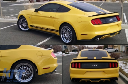 Hátsó spoiler Ford Mustang Mk6 (2015-2020), GT350 Dizájn, zongoralakk fekete-image-6076499