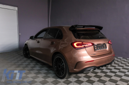 
Hátsó spoiler MERCEDES A-CLASS Hatchback W177 (2018-tól) modellekhez, A45 Dizájn, zongorafekete-image-6086100