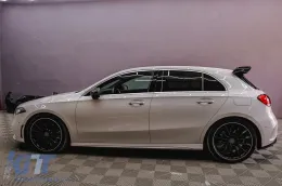 Hátsó spoiler MERCEDES A-osztály Hatchback W177 (2018-) modellekhez, A45 Dizájn, zongoralakk fekete-image-6106866