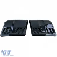 Haubenlufteinlass-Set in glänzendem Schwarz, geeignet für Ford Ranger T9 ab 2022-image-6210478