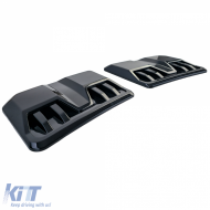 Haubenlufteinlass-Set in glänzendem Schwarz, geeignet für Ford Ranger T9 ab 2022-image-6210480