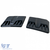 Haubenlufteinlass-Set in glänzendem Schwarz, geeignet für Ford Ranger T9 ab 2022-image-6210481