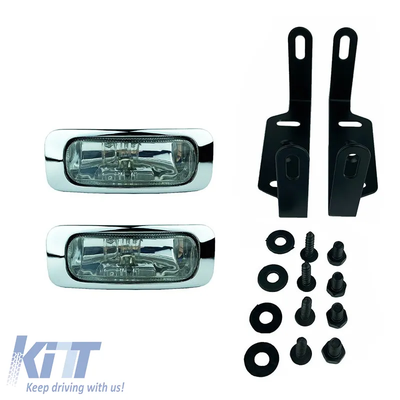 Head Lamp Universal 125x46mm H3 12V 55W LA-1100 16031 White 2 Pcs