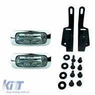 Head Lamp Universal 125x46mm H3 12V 55W LA-1100 16031 White 2 Pcs-image-6306049