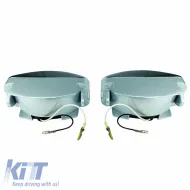 Head Lamp Universal 125x46mm H3 12V 55W LA-1100 16031 Yellow 2 Pcs-image-6306052
