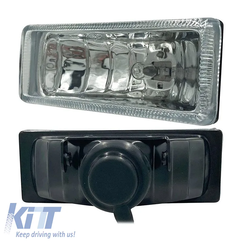 Head Lamp Universal 126x46mm H3 12 Volt 55 Watt LA-V127 White 2 Pcs