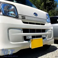 Head Lamp Universal 126x46mm H3 12 Volt 55 Watt LA-V127 White 2 Pcs-image-6306150