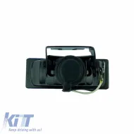 Head Lamp Universal 126x46mm H3 12 Volt 55 Watt LA-V127 Blue 2 Pcs-image-6306154