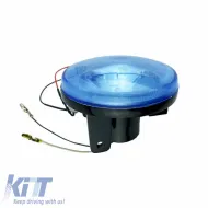 Head Lamp Universal Blue Ø 10cm H3 12 Volt 55 Watt With Blue Angel Eyes 2 Pcs-image-6306104